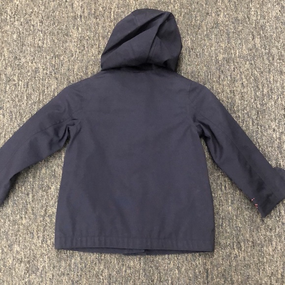 Joules Girl’s Navy Jacket With Hood, Size 3 Yr - Picture 2 of 11